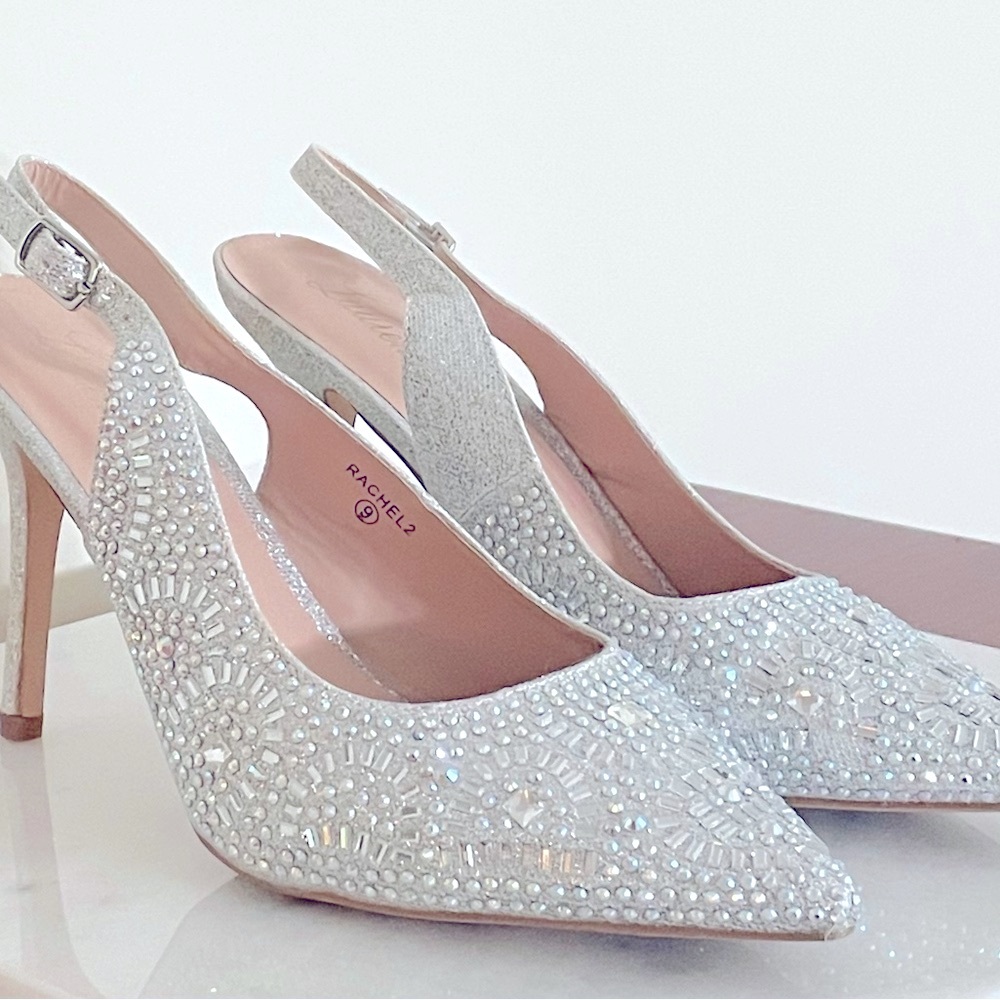 Lauren Lorraine bridal/evening sparkling shoes.